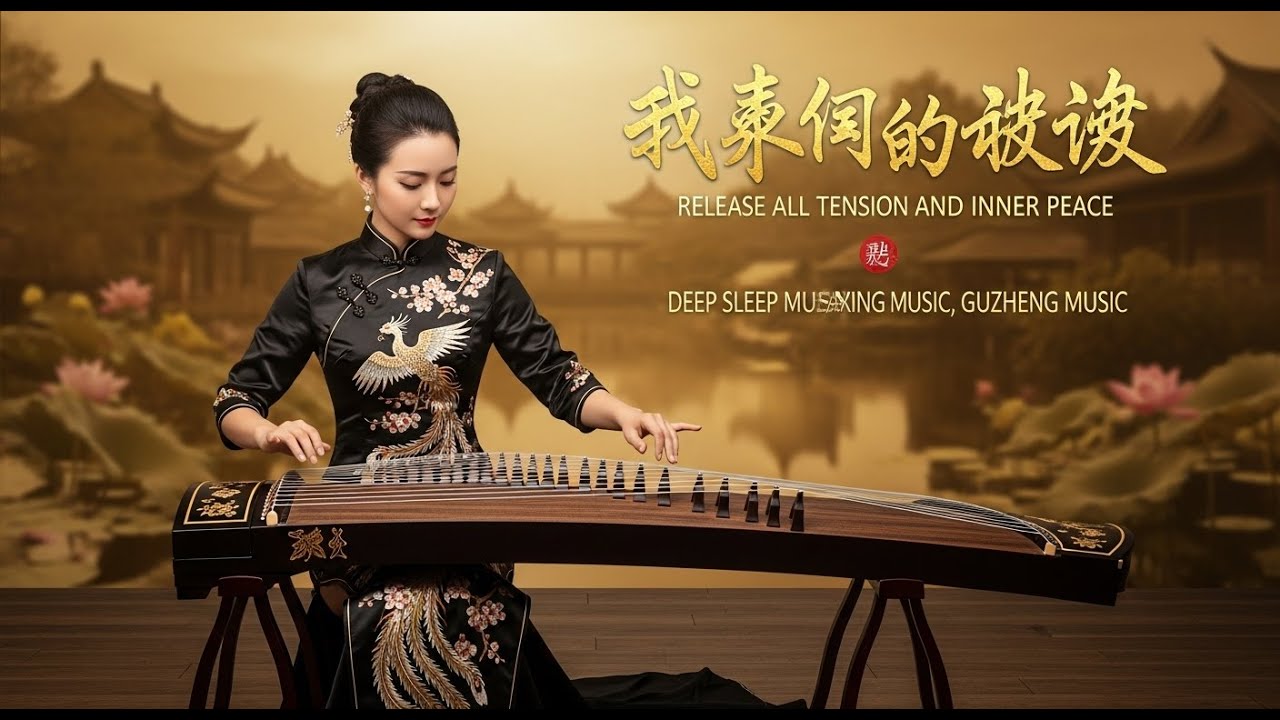 Escape Stress and Drift Into Dreams To Deep Sleep Music, Relaxing Music, Guzheng Music