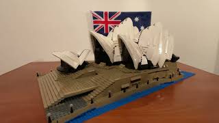 Lego Creator 10234 Sydney Opera House Build Timelapse