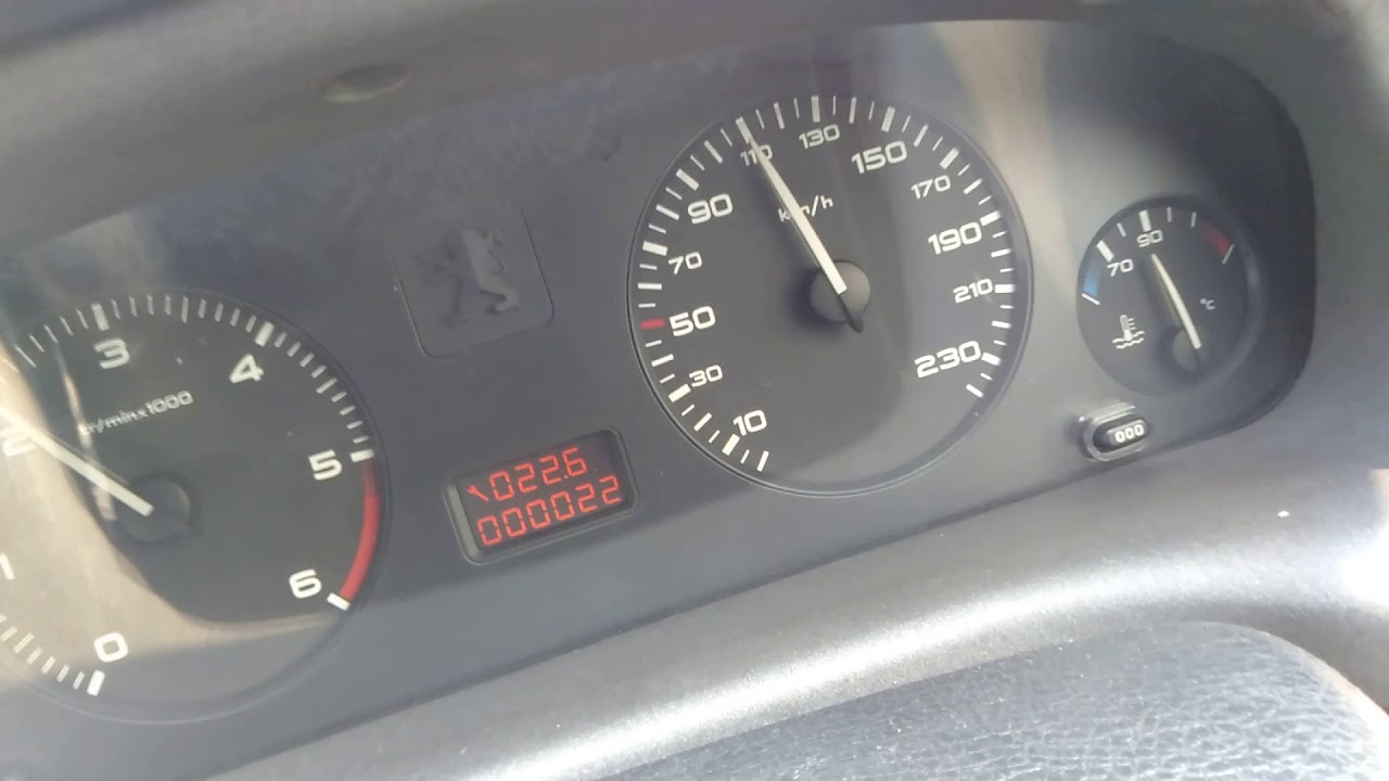 Peugeot 406 HDI speed alarm YouTube