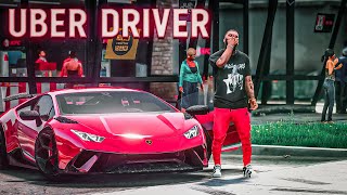 I Became An UBER DRIVER In GTA 5 | LA REVO