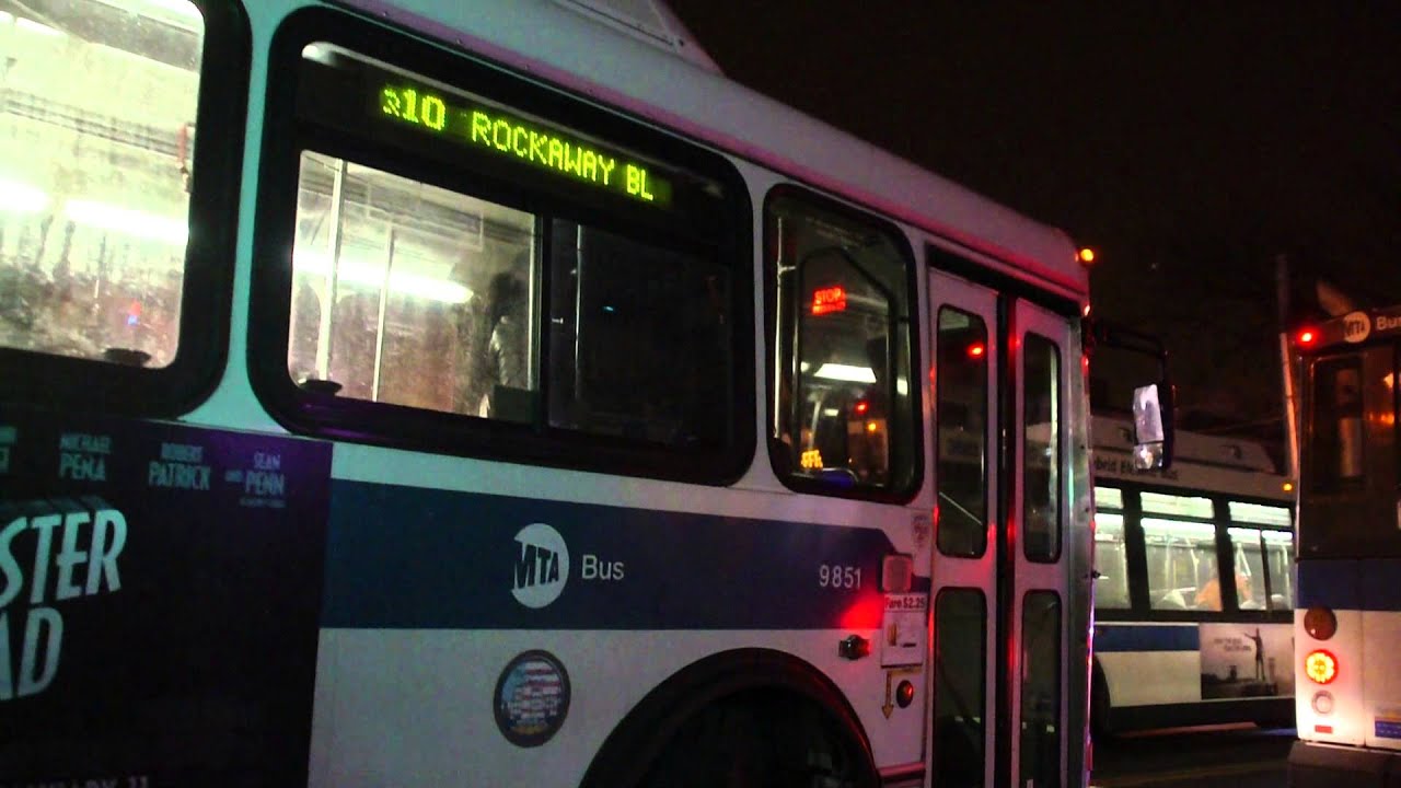 MTA Bus Company 1999 Orion V CNG 9851 On The Q10 Lefferts Blvd
