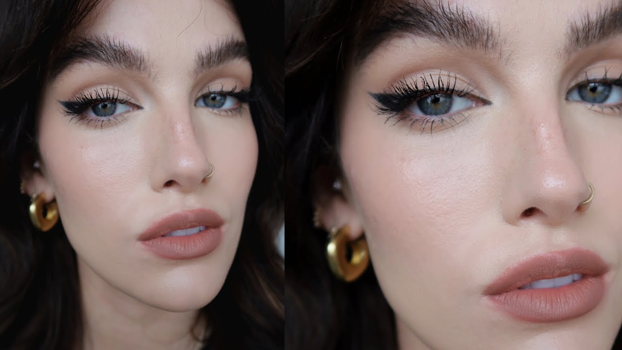 WINGED LINER + FULL COVERAGE DEWY SKIN - AD - YouTube