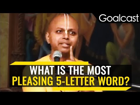 The 5-Letter Secret to a Worry-Free Life | Gaur Gopal Das | Goalcast