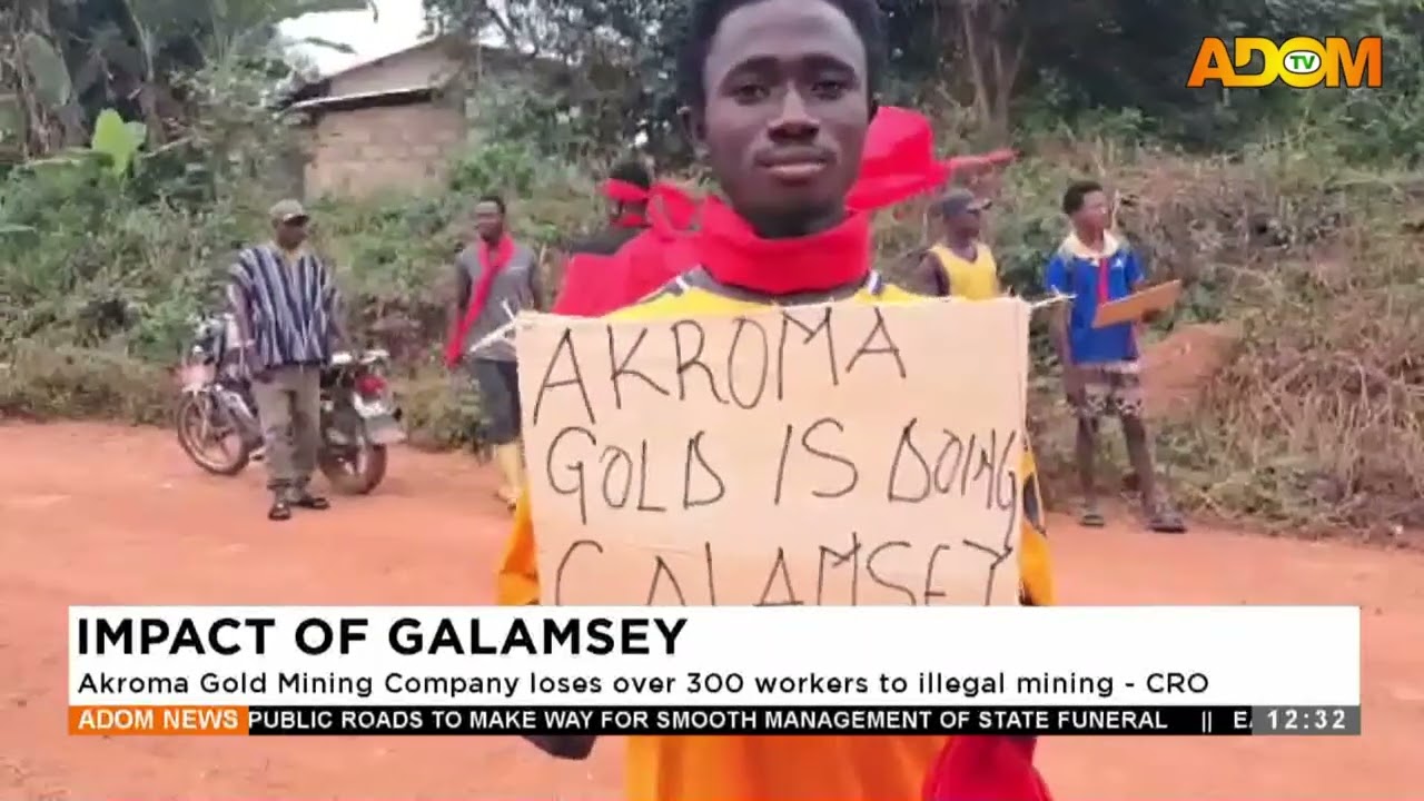 IMPACT OF GALAMSEY: Akroma Gold Mining Company loses over 300 workers to illegal mining - CRO