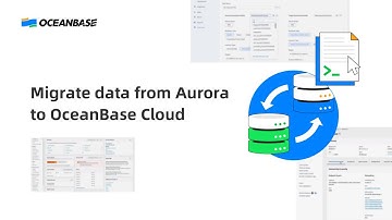 Cloud Migration | Migrate data from Aurora to OceanBase Dedicated