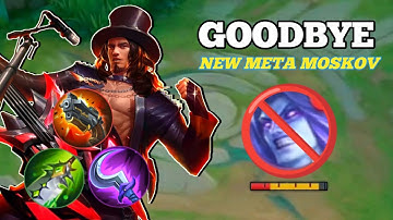 GOODBYE NEW REVAMP MOSKOV!! CLINT NEW META DESTROYER BUILD + EMBLEM INSTANT KILL - Mobile Legends
