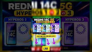 Redmi 14C 5G HyperOS 1 vs 2 vs 3 Full Comparison 🔥 Which Update is Best?..........