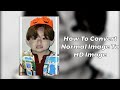 How to convert normal picture to picture tutorial