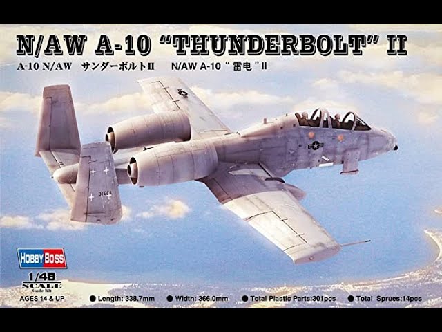 Hobby Boss 1/48 N/AW A-10 Warthog / Thunderbolt II review