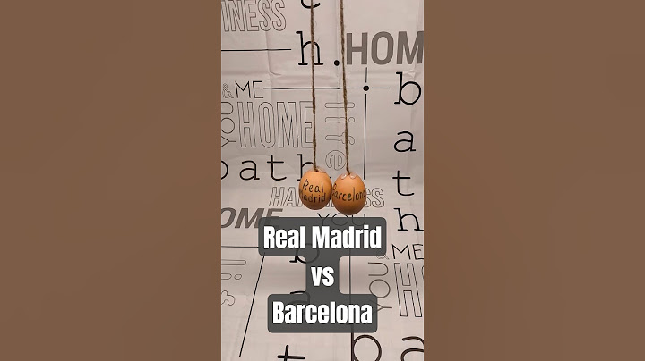 Real Madrid vs Barcelona
