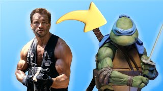 What if Arnold Schwarzenegger was in Teenage Mutant Ninja Turtles 2: Secret of the Ooze?