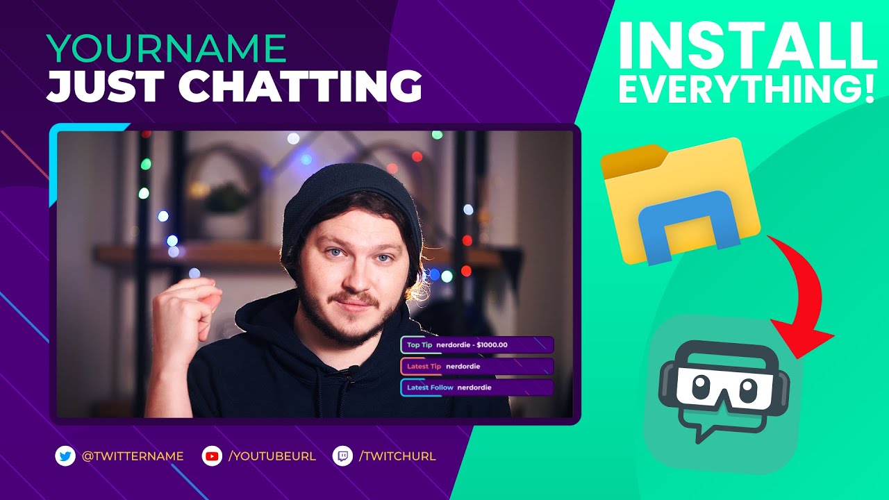 Streamlabs OBS - How To Setup Up Your Stream Overlay, Alerts, and