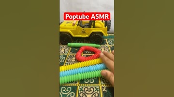 Creating ASMR Crunchy POP Tube #diy #satisfyingvideos #relaxing #oddasmr #insideout #poptubesounds
