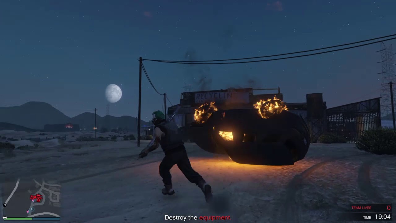 Grand Theft Auto V_That truck flew - YouTube