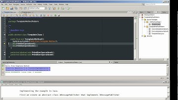 Template Method Design Pattern - Example using Java