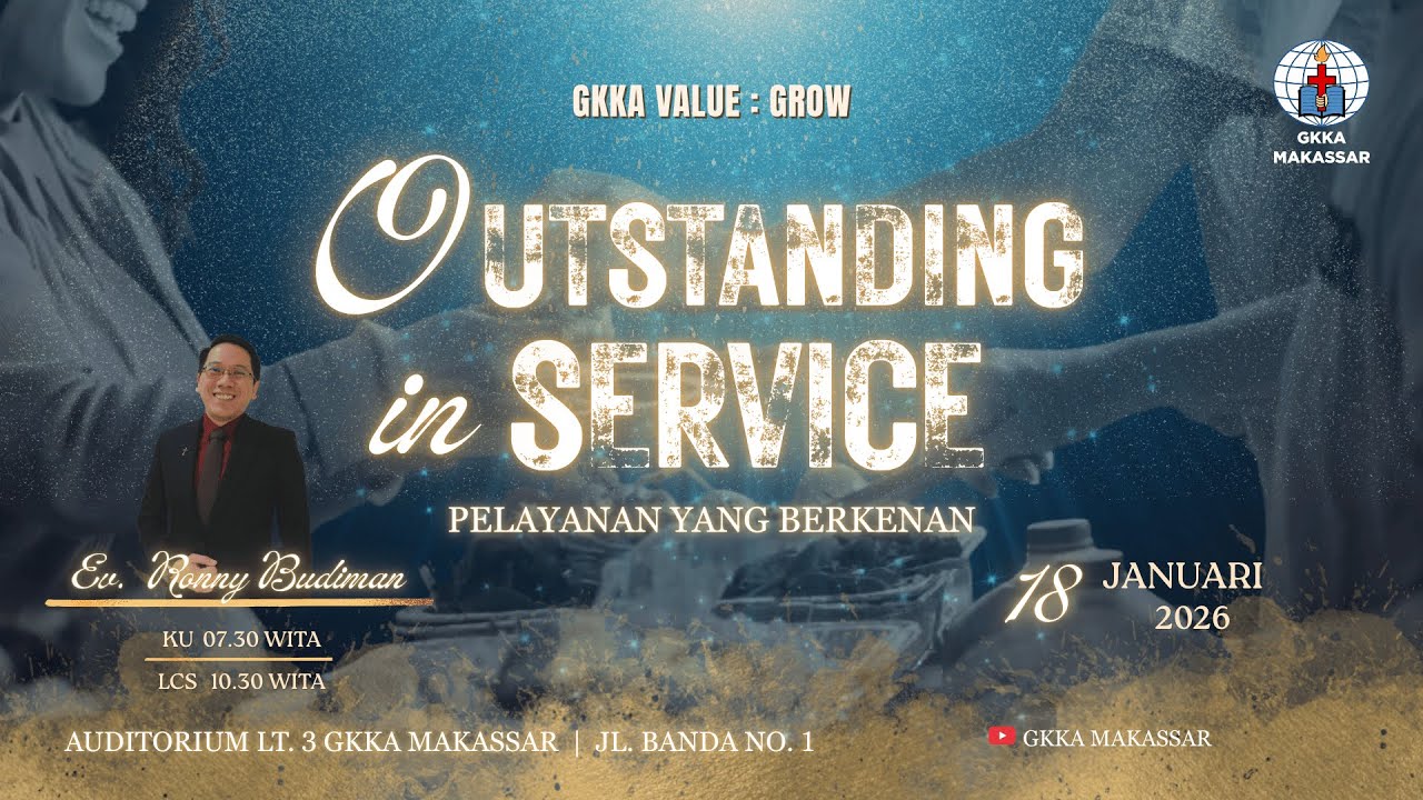 Outstanding in Service - Ev. Ronny Budiman