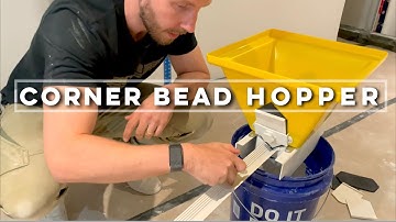 Fastest Way to Install Corner Beads (Trim-Tex Mud Set Hopper)