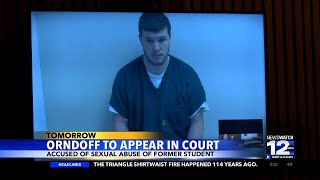 Teacher accused of student sex abuse to appear in court tomorrow