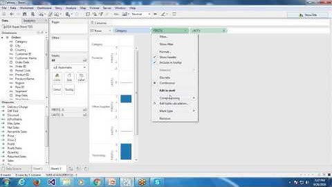 Table Calculations Functions and Date Functions