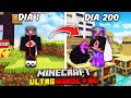 Sobreviví 200 días en MINECRAFT ULTRAHARDCORE 1.20!✌