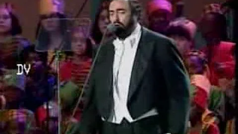 Luciano Pavarotti & Jon Bon Jovi "LET IN RAIN"