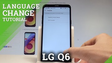 How to Change Language on LG Q6 - Set Up System Language |HardReset.Info