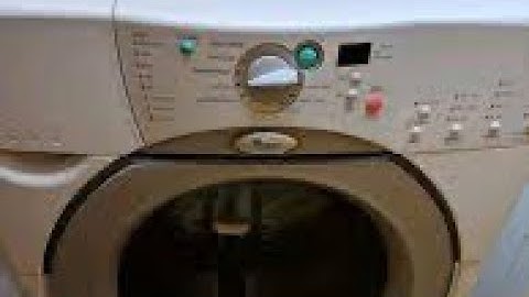 WHIRLPOOL DUET F-11 ERROR—THINGS TO LOOK FOR