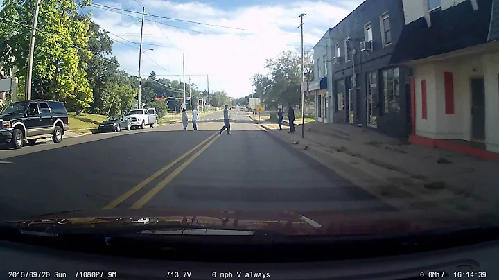 [USA] [OC] Pedestrians walk in front of me