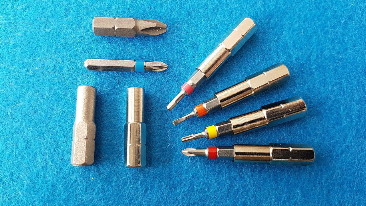 Adaptador de 4mm a 1/4 de pulgada: Un bit dentro de otro bit. - YouTube