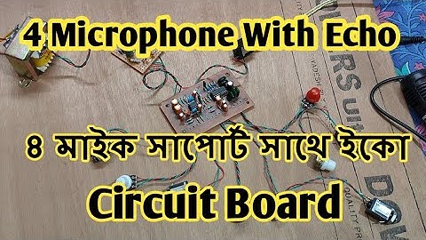 4 Microphone With Echo Circuit Board