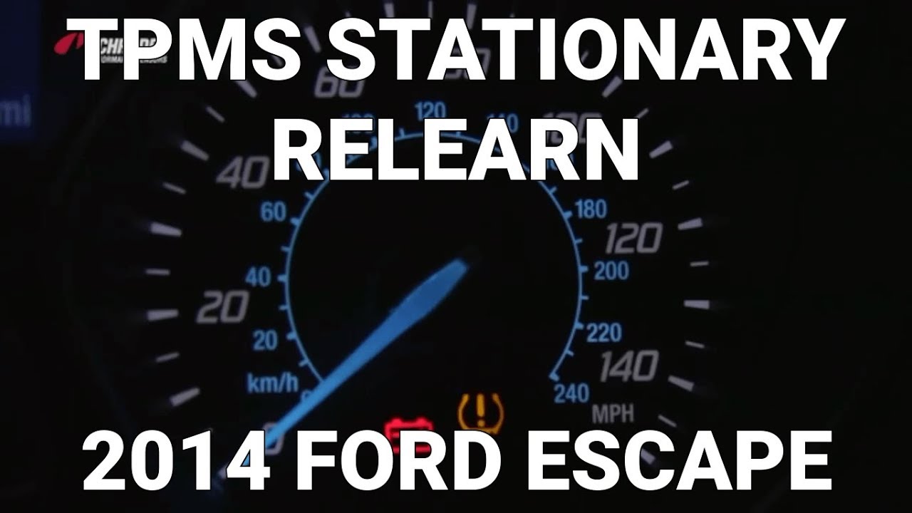 TPMS Stationary Relearn 2014 Ford Escape | Know Your Parts - YouTube