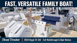 2026 Regal 34 SAV (Sports Activity Vessel) – Full Walkthrough Review