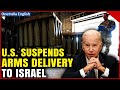 Biden administration blocks weapons shipment to israel details here oneindia news