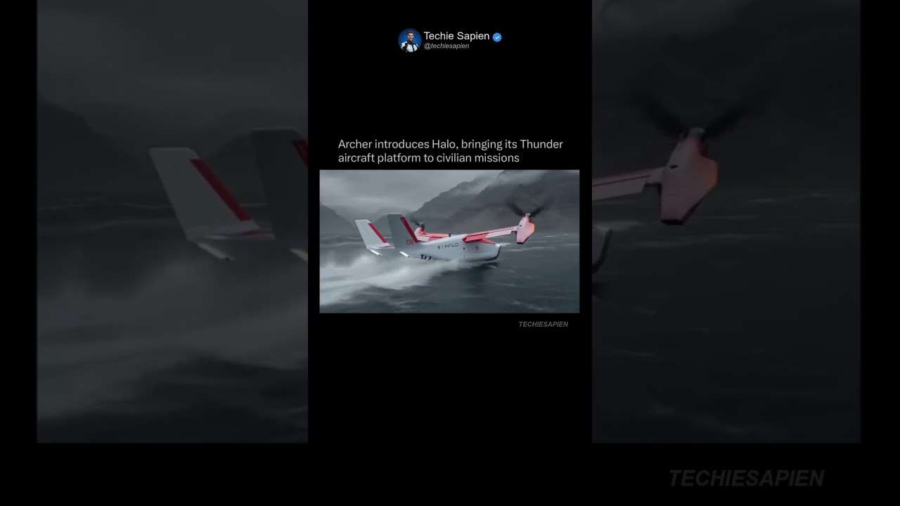 Archer Halo: The Autonomous Electric VTOL Aircraft Bringing Military Technology to Civilian Missions