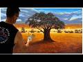 Paint Realistic Grass & Trees in Minutes | Oil Painting Tutorial for Beginners