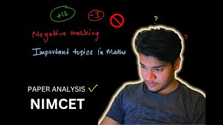NIMCET Important topics - Paper Analysis #college #nimcet