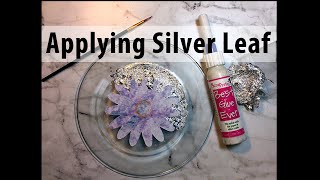 Applying Silver Leaf