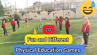 20 Fun physical education games | PE GAMES | physed games image