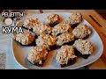 Закуска. Салат из сайры на гренках из бородинского хлеба. (Snack)