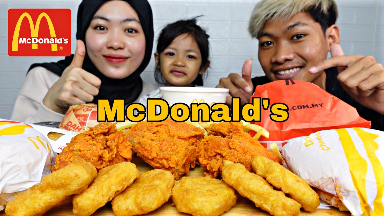KALI INI MAKAN McDonald’s ‼️#mukbangmalaysia #mcd #eatingshow