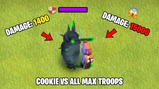 C.O.O.K.I.E Pekka Vs All Max Troops | Clash of clans New challenge