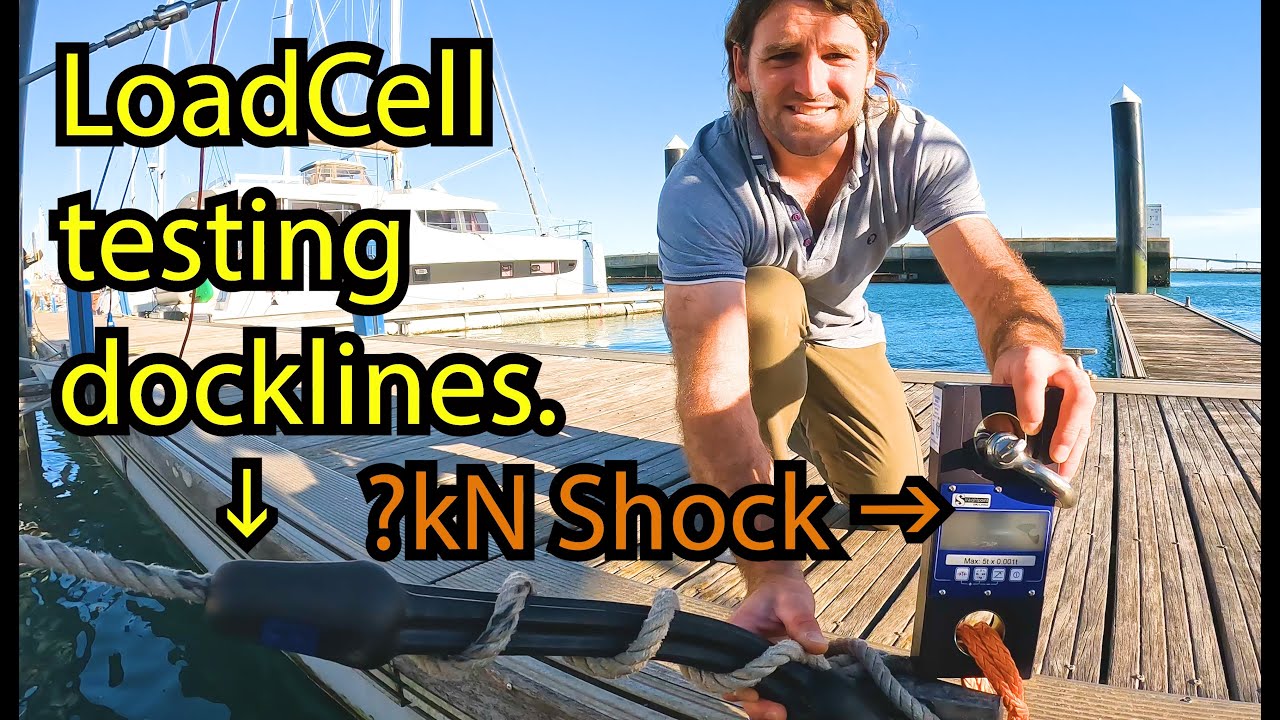 ⁣How much force is exerted through docklines on a sailboat?? And do shock absorbers ACTUALLY work?