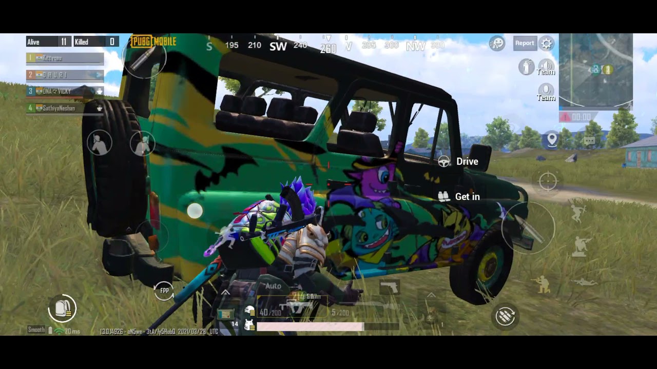 PUBG mobile live streaming fun match..