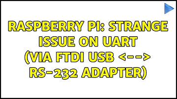 Raspberry Pi: Strange issue on UART (via FTDI USB ＜--＞ RS-232 adapter)