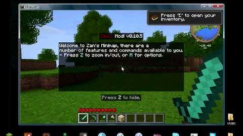 Minecraft how to intall Zans minimap 1.7.3