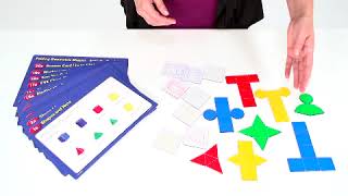 Folding Geometric Shapes™, Set of 8 Demonstration Set by Learning Resources