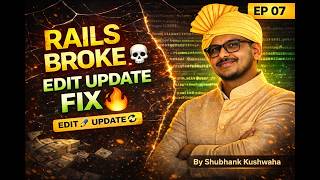Rails Me Edit & Update Kaise Kare 😱 Real Errors Fix + Full CRUD Guide 🔥