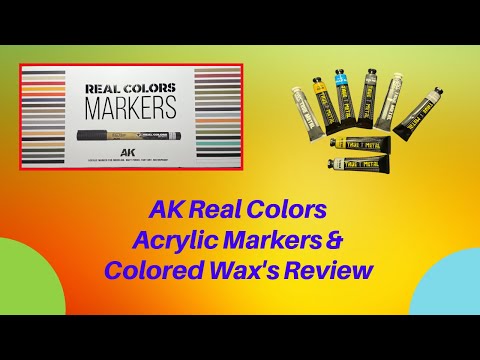 IPMS/USA  - Review- AK Interactive Colored Wax's and Real Colors Acrylic Markers. 