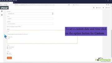 How to create or delete an E mail Autoresponder with HostPinnacle