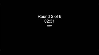 EMOM Timer: Six 6-minute rounds